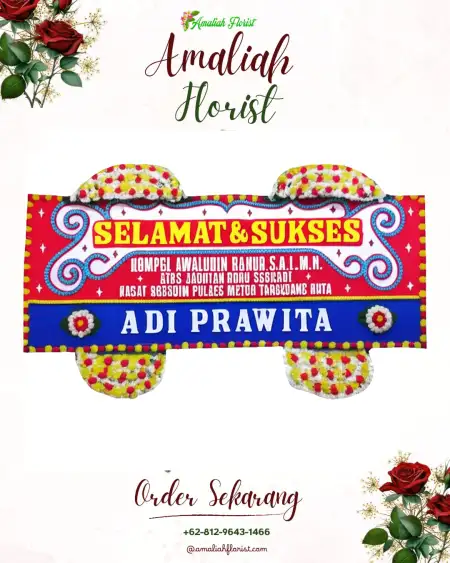 Papan Bunga Ucapan Selamat Pagerluyung